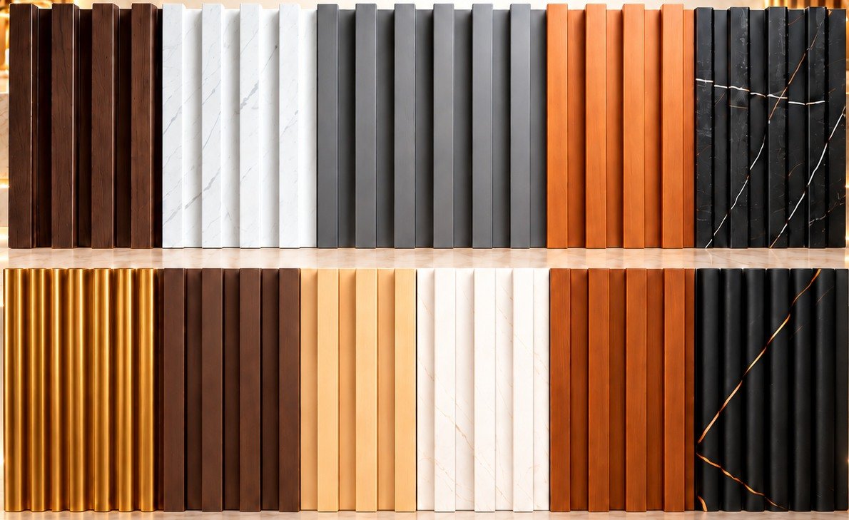 Royal fluted wall panel finishes