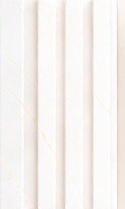 WP-10 fluted wall panel, Cream marble effect