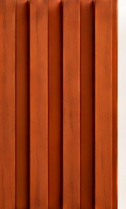 WP-11 fluted wall panel, Warm wood