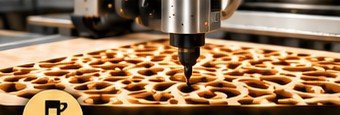 CNC cutting material and processing illustration